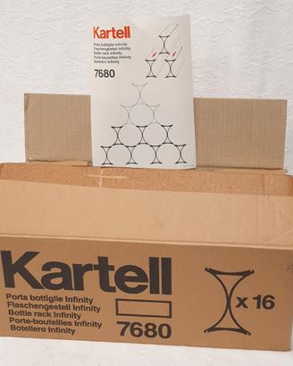 Kartell Portabottiglie Infinity anni '70 Ron Arad