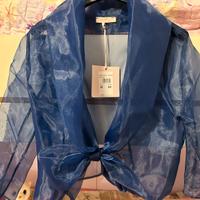 Corpispalle tulle blu