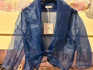 Corpispalle tulle blu