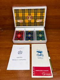 Set Canasta Vintage Armanino Mazzi Sigillati