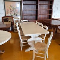 TAVOLO BIANCO MASSICCIO TIPO FRATINO