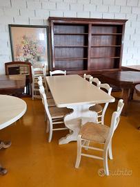 TAVOLO BIANCO MASSICCIO TIPO FRATINO