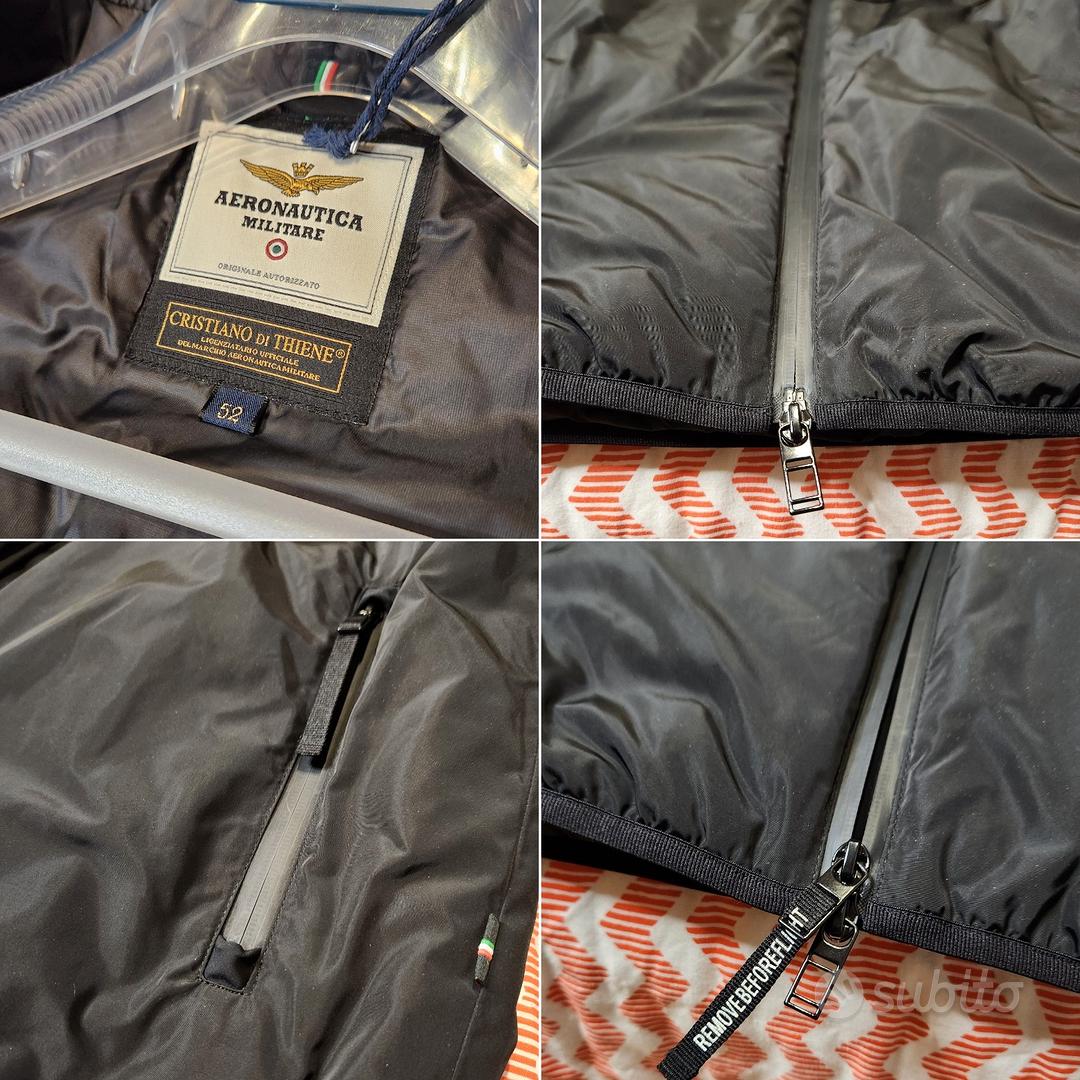 Giubbino imbottito cappuccio Aereonautica Militare Abbigliamento