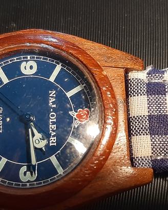 Orologio Naj Oleari donna vintage Quadrante blu.