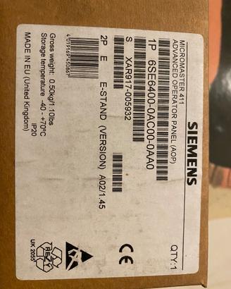 SIEMENS micro master 411 OP
