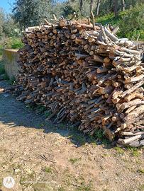 Legna da ardere tagliata. Pronta per l'utilizzo.