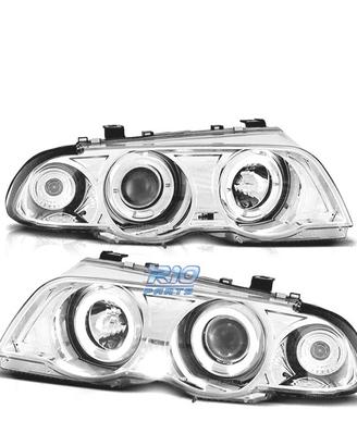 FARI BMW E46 4 PORTE 98-01 ANGEL EYES CCFL FONDO C
