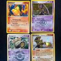 Lotto carte pokemon vintage holo