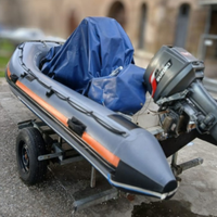 Gommone, motore, telo copertura, carrellino