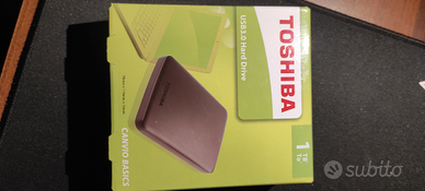 Hard disk esterno 2,5, usb 3.0 1tb Toshiba Canvio