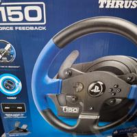  volante e pedaliera thrustmaster 150 nuovi 100€