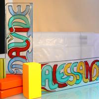 Scritta personalizzata su plexiglass