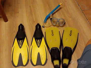 pinne e maschera bambino/a