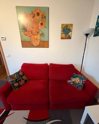 divano rosso