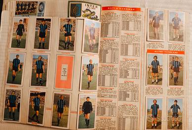 INTER Figurine anni '60-'70 + Rivista Inter 1970