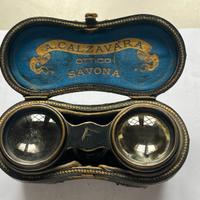 BINOCOLO ANTICO da teatro con custodia.