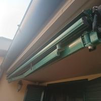 Tenda ombreggiante per balcone colore giallo-verde