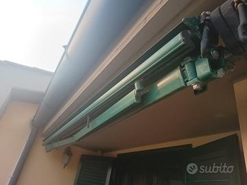 Tenda ombreggiante per balcone colore giallo-verde