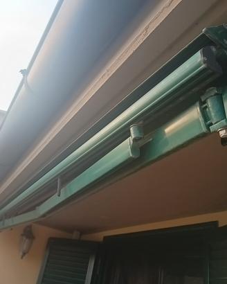 Tenda ombreggiante per balcone colore giallo-verde