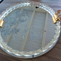 Vassoio vintage vetro di Murano