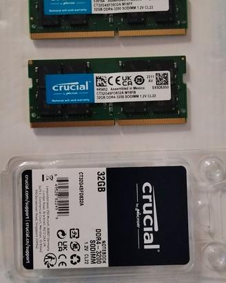 Crucial RAM DDR4 64GB (2x32GB)