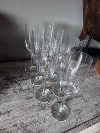 Set di 7 calici Flûte in vetro