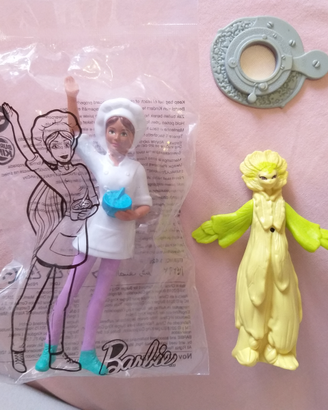 Lotto barbie cuoca + fiore spiderwick