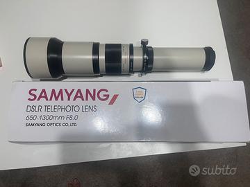 Samyang DSLR 650-1300mm f/8 Telephoto Lens