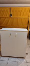 Mobile letto singolo a scomparsa BIANCO