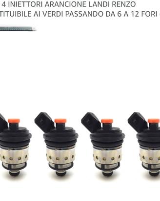 Iniettori gpl per opel corsa 2010 tappo arancione