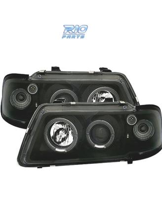 FARI AUDI A3 8L 96-00 ANGEL EYES FONDO NERO H1