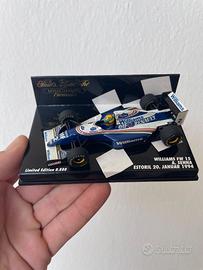 Modellino 1:43 Ayrton Senna test estoril F1