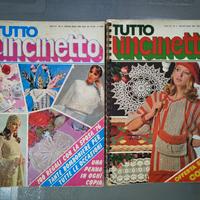 Due riveste vintage"Tutto Uncinetto" 1976 e 1978