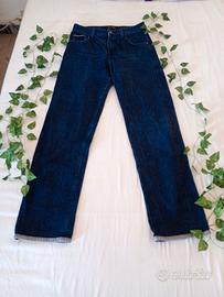 Jeans Massimo Dutti Straight Leg Taglia 38 blu