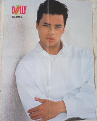 Doppio poster inserto Nick Kamen vintage