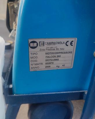 compressore Campagnola per raccolta olive