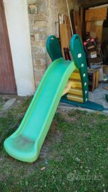 Scivolo per bambini da giardino in plastica robust