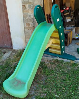 Scivolo per bambini da giardino in plastica robust