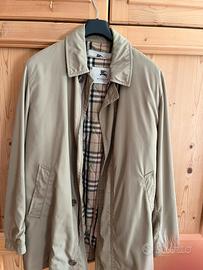 Cappotto Burberry con inserto, taglia 50