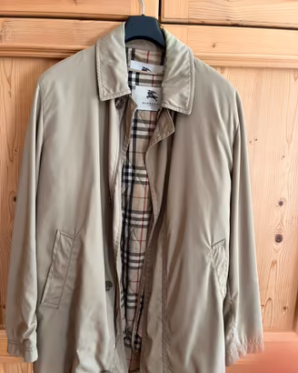 Cappotto Burberry con inserto, taglia 50