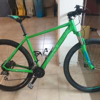 Cube Aim 29 Verde-Nero Telaio Alluminio Lite L