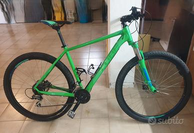 Cube Aim 29 Verde-Nero Telaio Alluminio Lite L