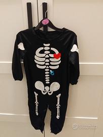 Costume scheletro Taglia 24 mesi
