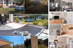 Casa vista mare con piscina tra gli ulivi