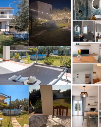 Casa vista mare con piscina tra gli ulivi