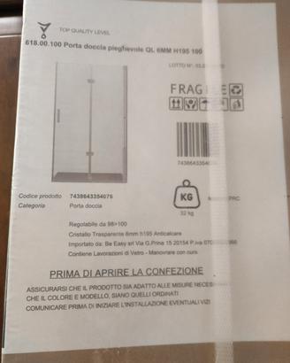 box doccia nicchia