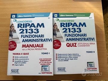 RIPAM 2133 2 manuali - Funzionari Amministrativi