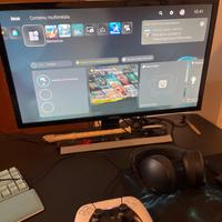 Playst5, monitor da gaming 4k samsumg 60fps.