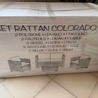 Set giardino Rattan Colorado 2