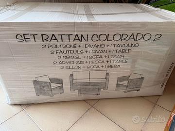 Set giardino Rattan Colorado 2